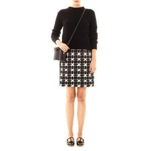 Weekend Max Mara Skirt Spigola Black Beige Printed Pencil